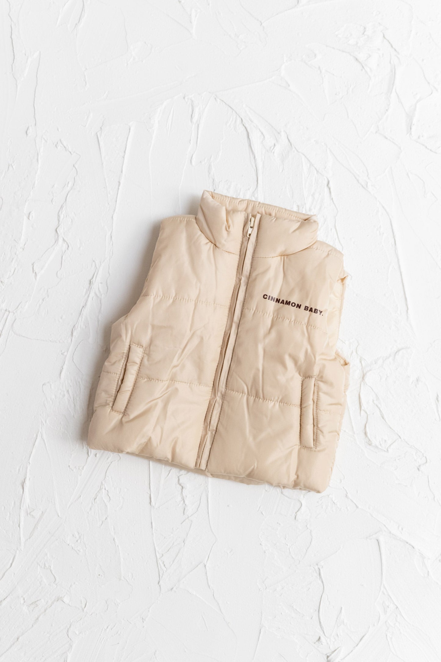 Puffer Vest - Cream