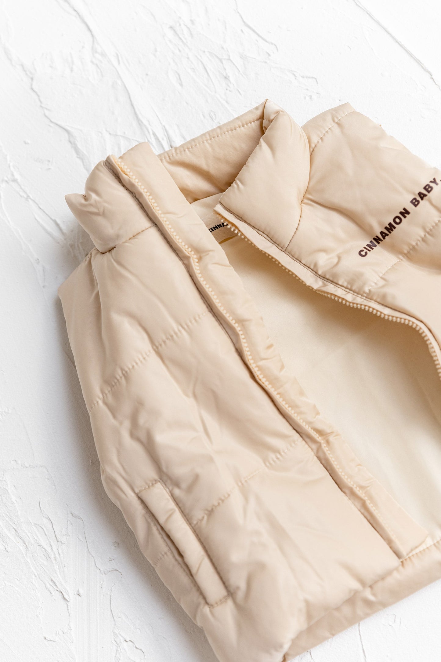 Puffer Vest - Cream