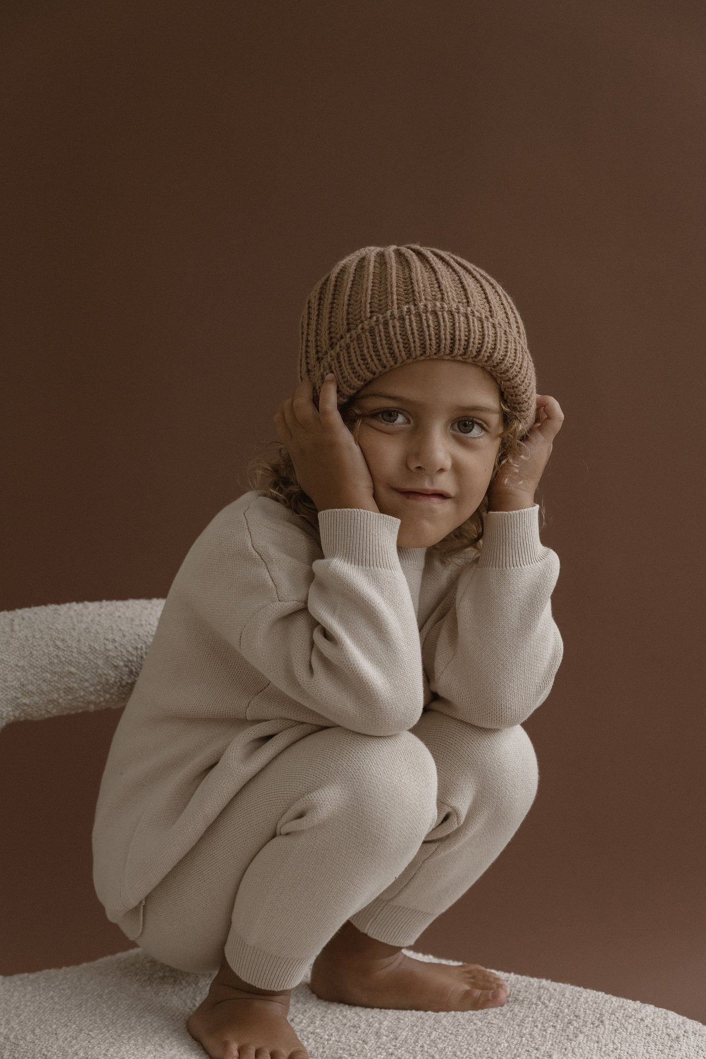 CHUNKY BEANIE | CHOCOLATE