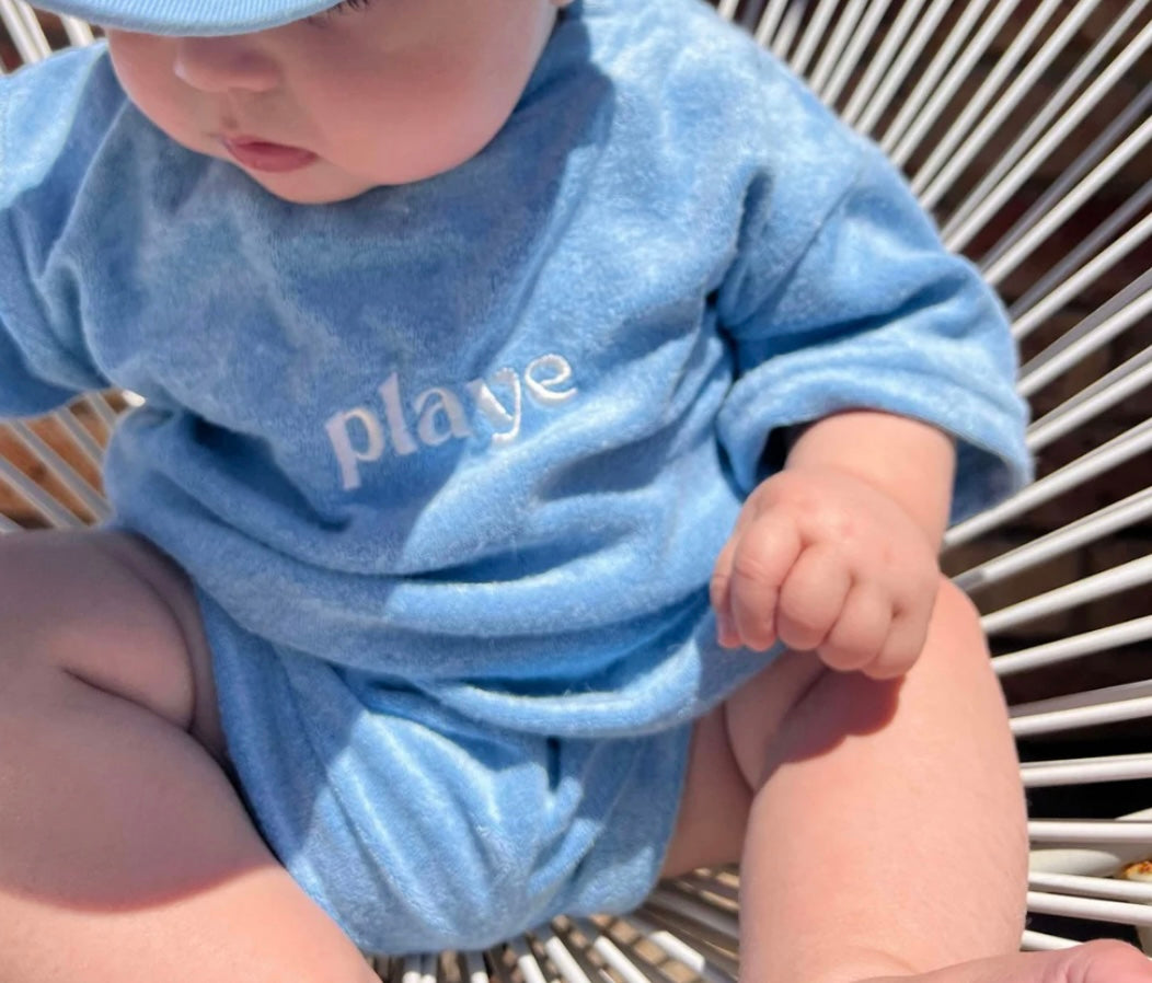 VACAY TERRY TEE | POOL BLUE