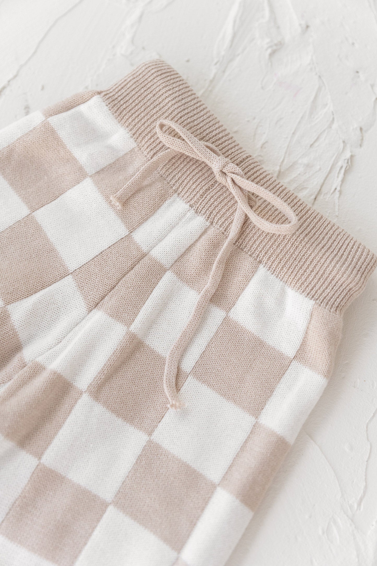 KNITTED PANTS | CREAM