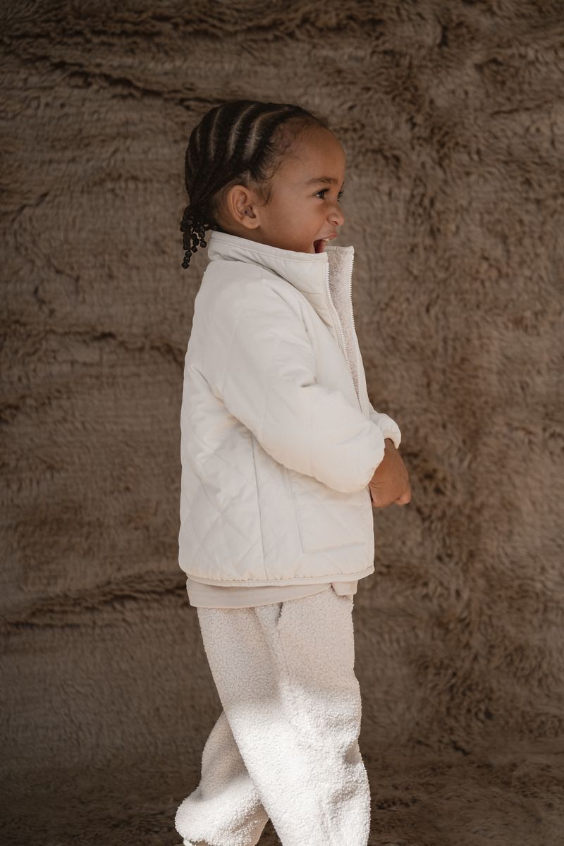 TEDDY REVERSIBLE JACKET | BEIGE