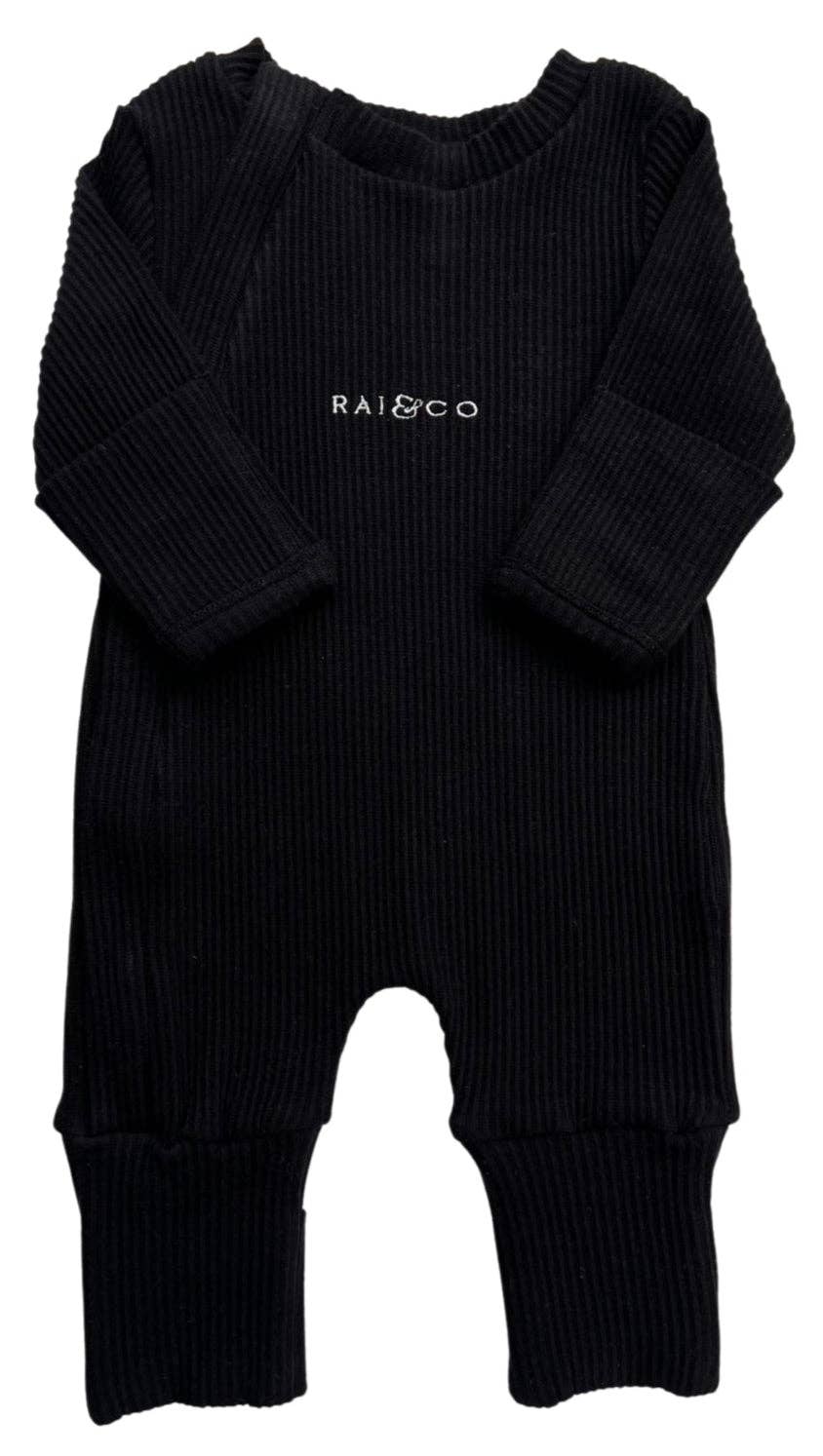 RIBBED ONESIE | BEIGE