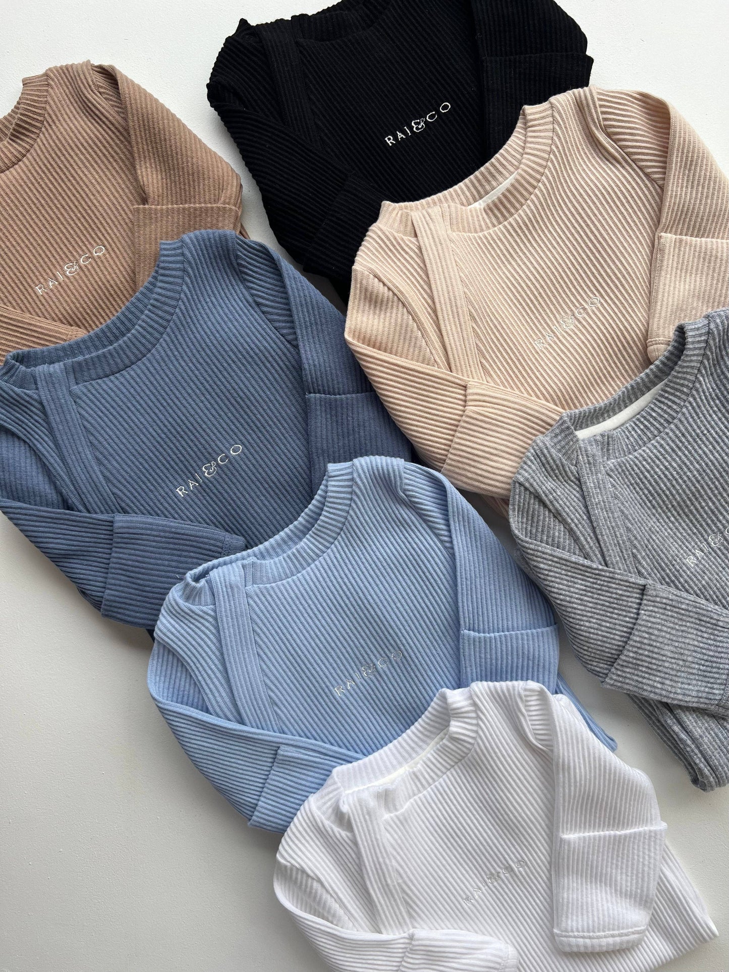 RIBBED ONESIE | CARAMEL