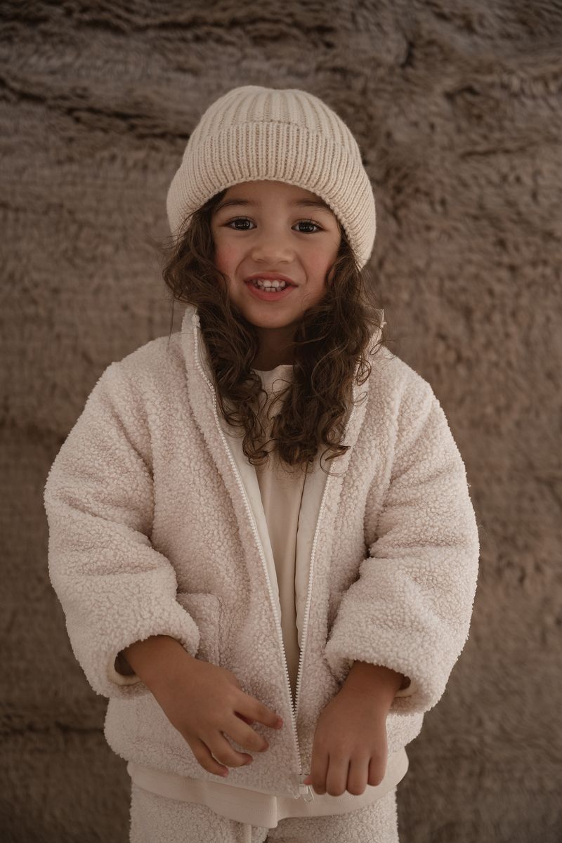 TEDDY REVERSIBLE JACKET | BEIGE