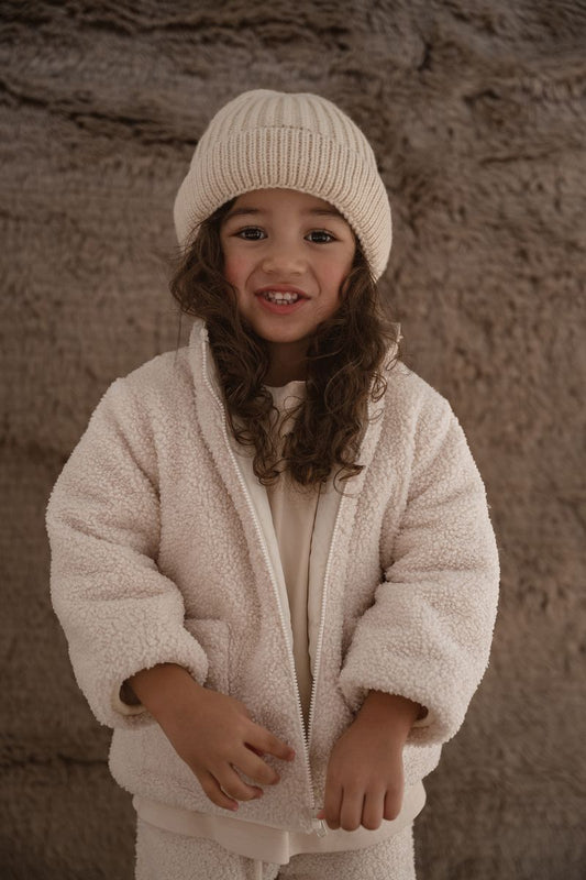 TEDDY REVERSIBLE JACKET | BEIGE
