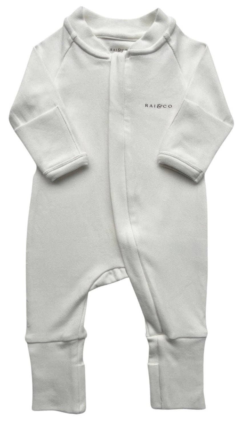 APPLE ONESIE | WHITE