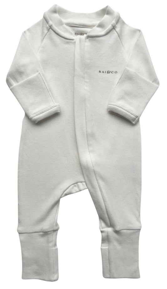 APPLE ONESIE | WHITE