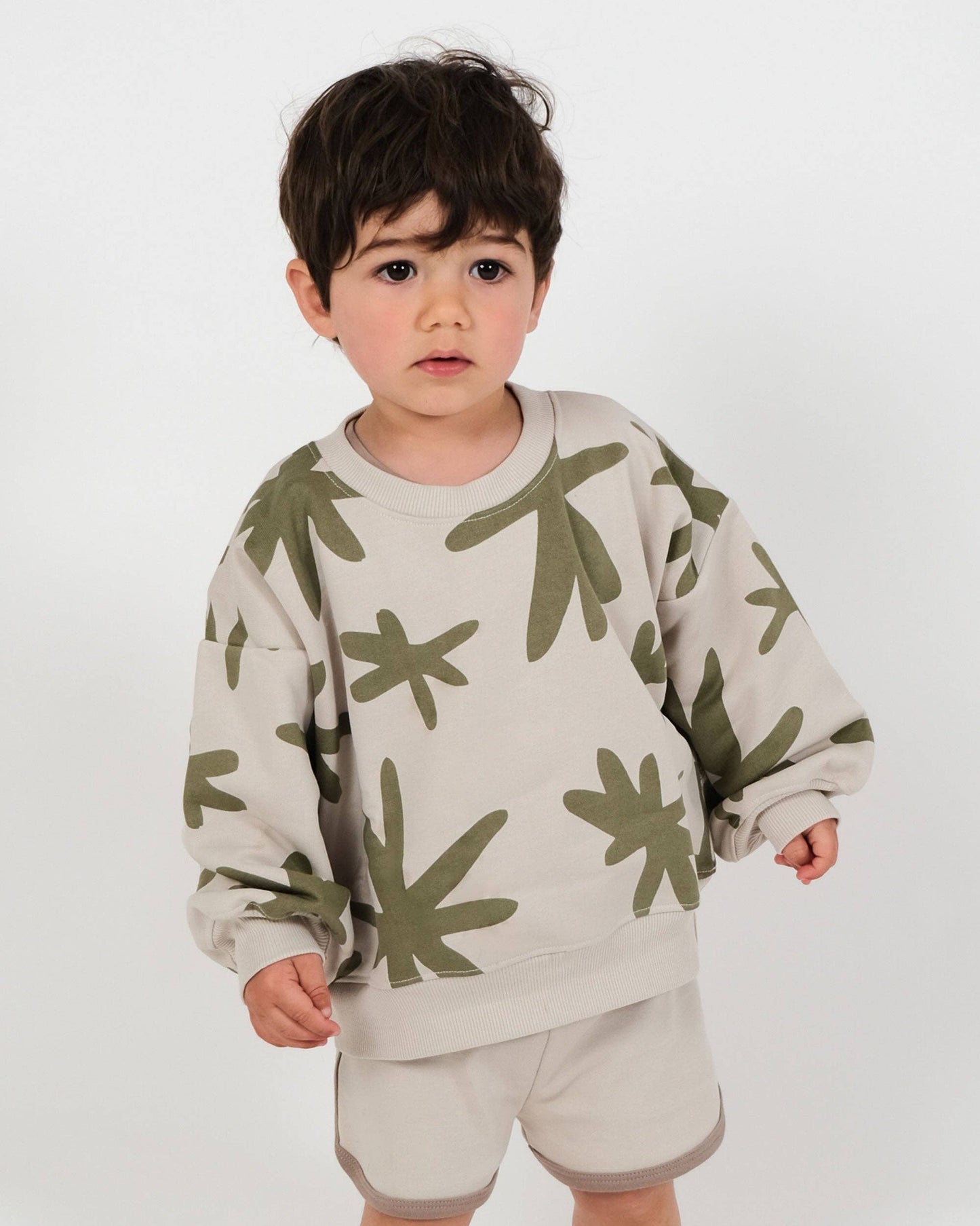 SWEATSHIRT | OLIVE STAR