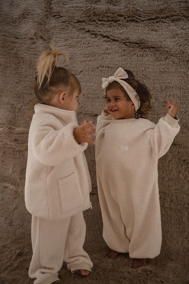 TEDDY REVERSIBLE JACKET | BEIGE