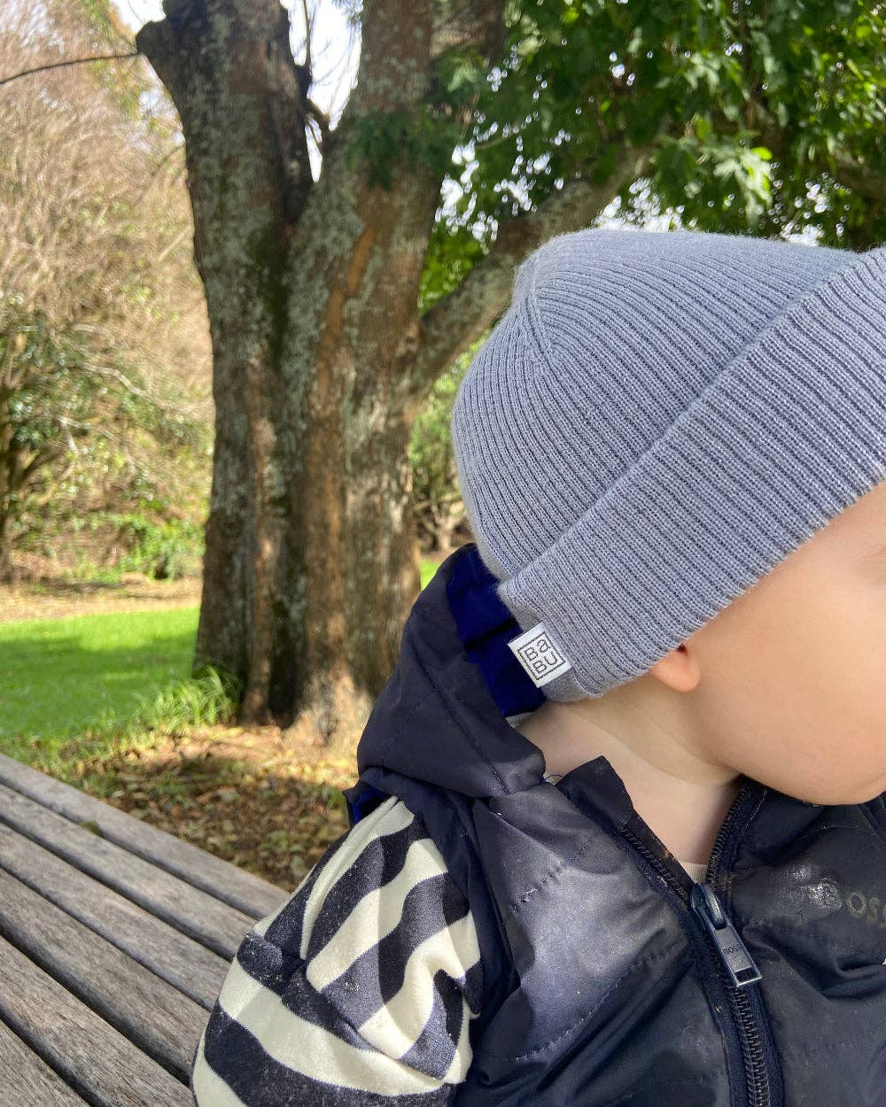 MERINO RIBBED BEANIE | PERIWINKLE