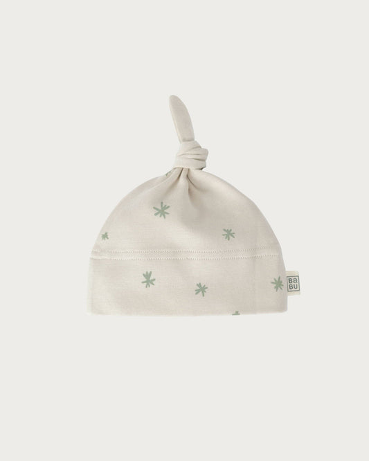 KNOTTED BEANIE | SAGE STAR