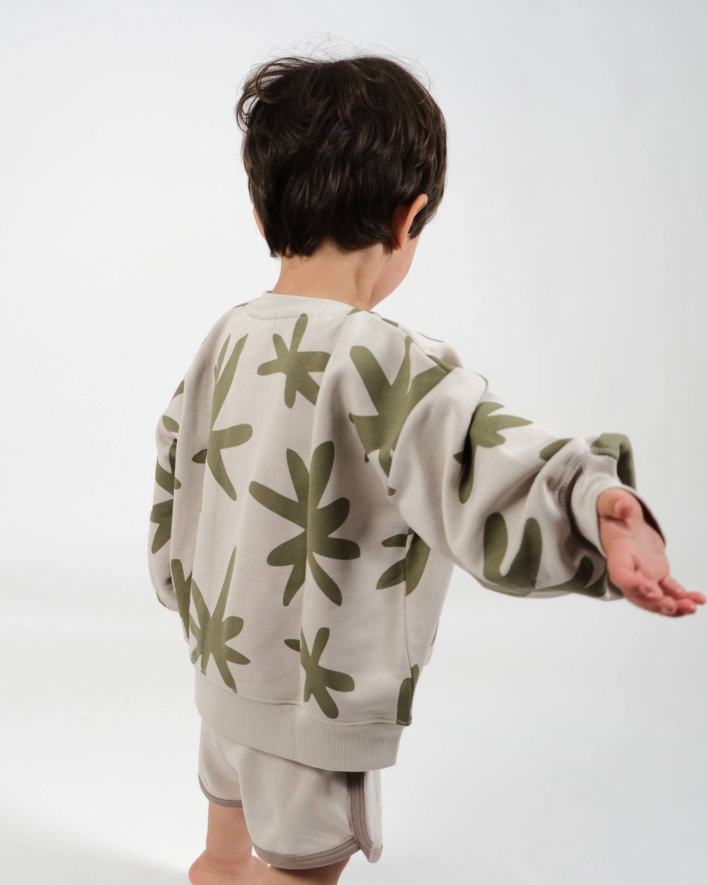 SWEATSHIRT | OLIVE STAR