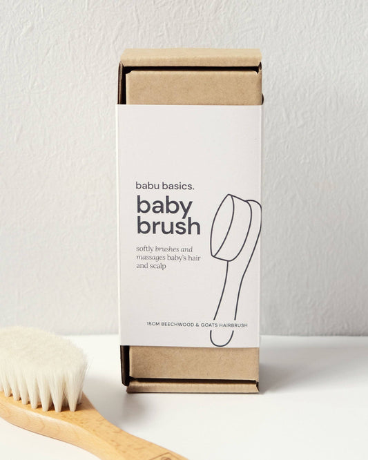 WOODEN BABY HAIRBRUSH