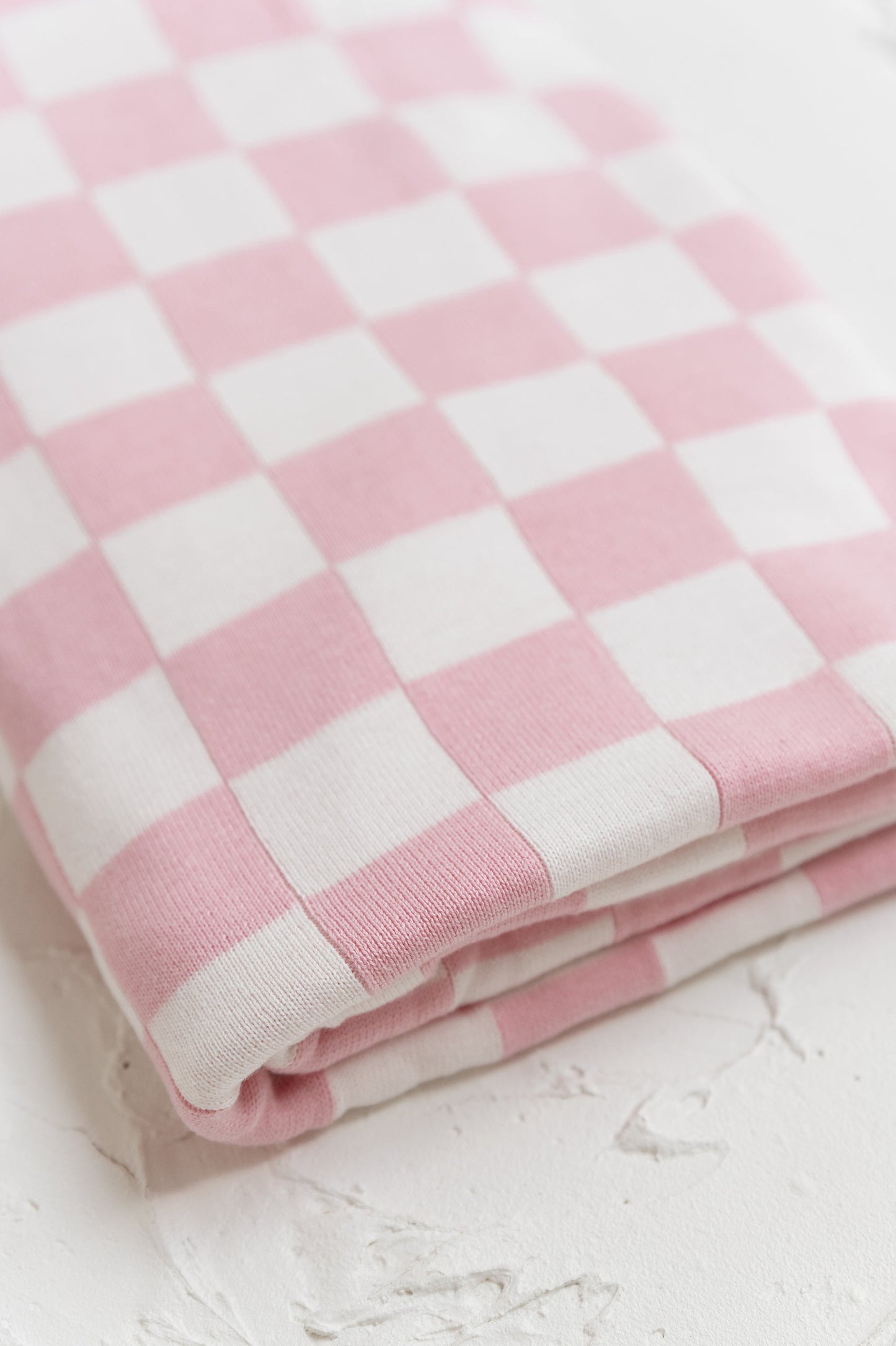 KNITTED BLANKET | PINK