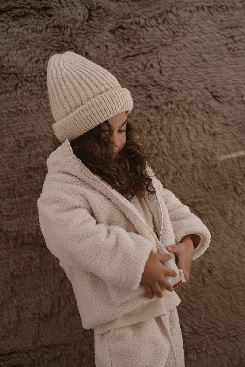 TEDDY REVERSIBLE JACKET | BEIGE