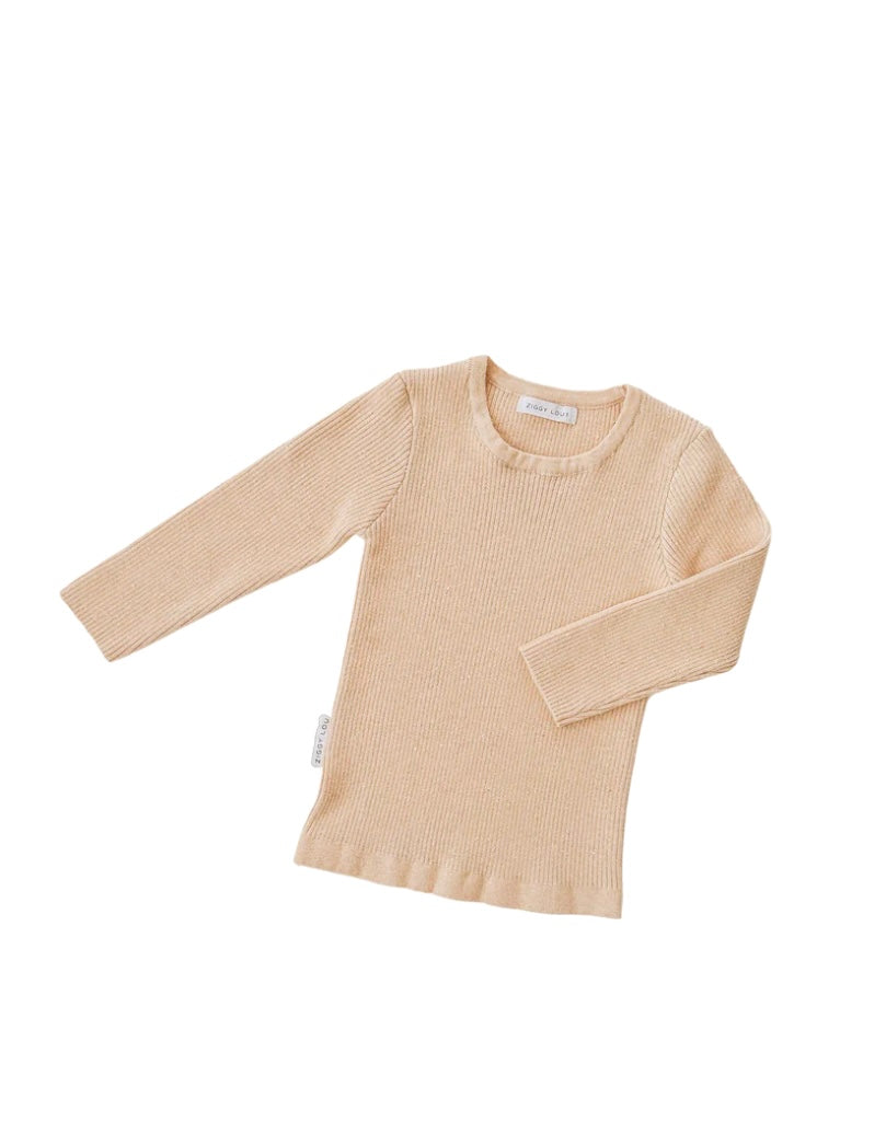 RIBBED TOP | SAND FLECK