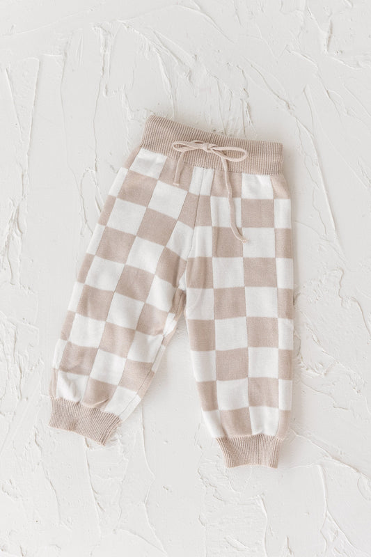KNITTED PANTS | CREAM