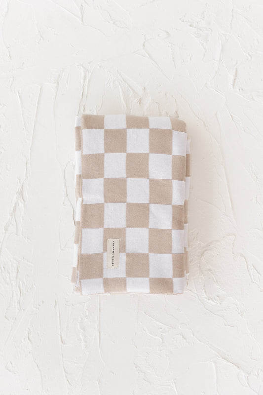 KNITTED BLANKET | CREAM