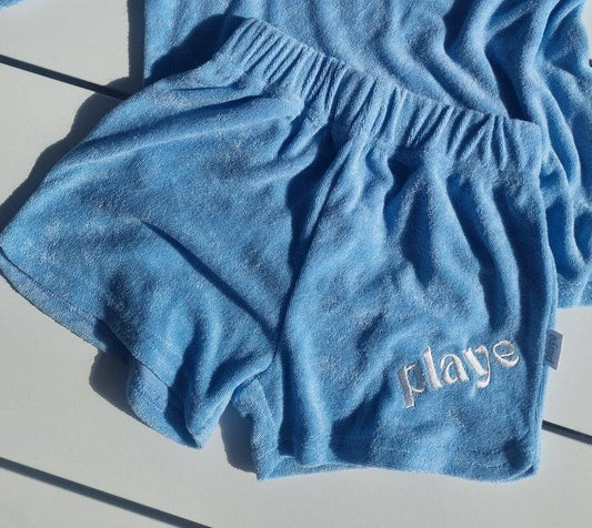 VACAY TERRY SHORT | POOL BLUE