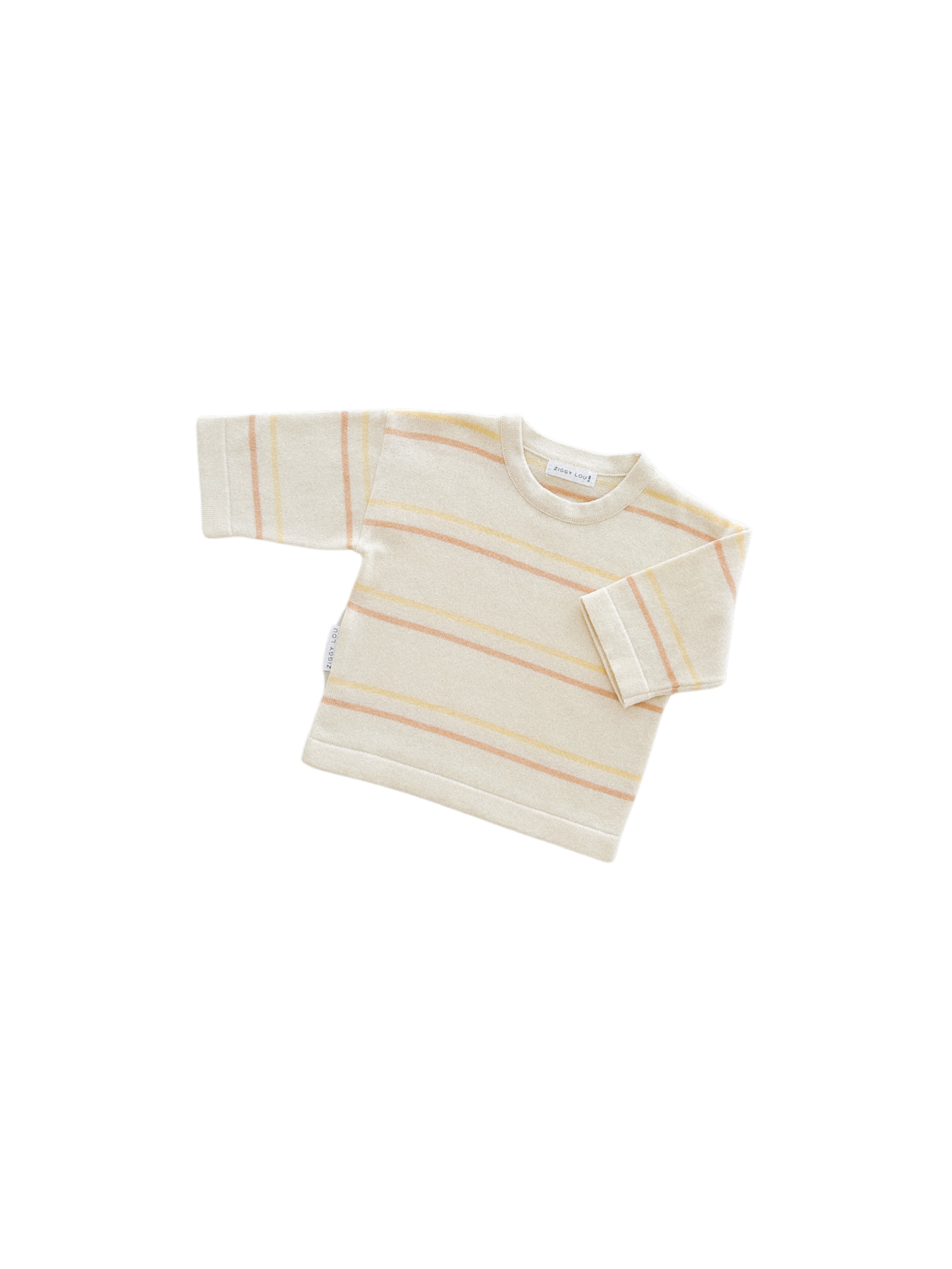 LONG SLEEVE TEE | VANILLA STRIPE