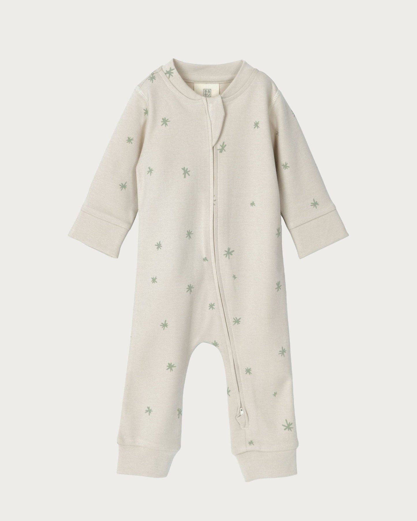 PRINTED ONESIE | SAGE STAR