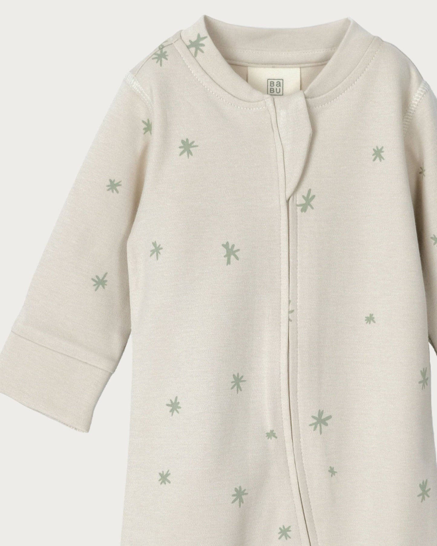 PRINTED ONESIE | SAGE STAR