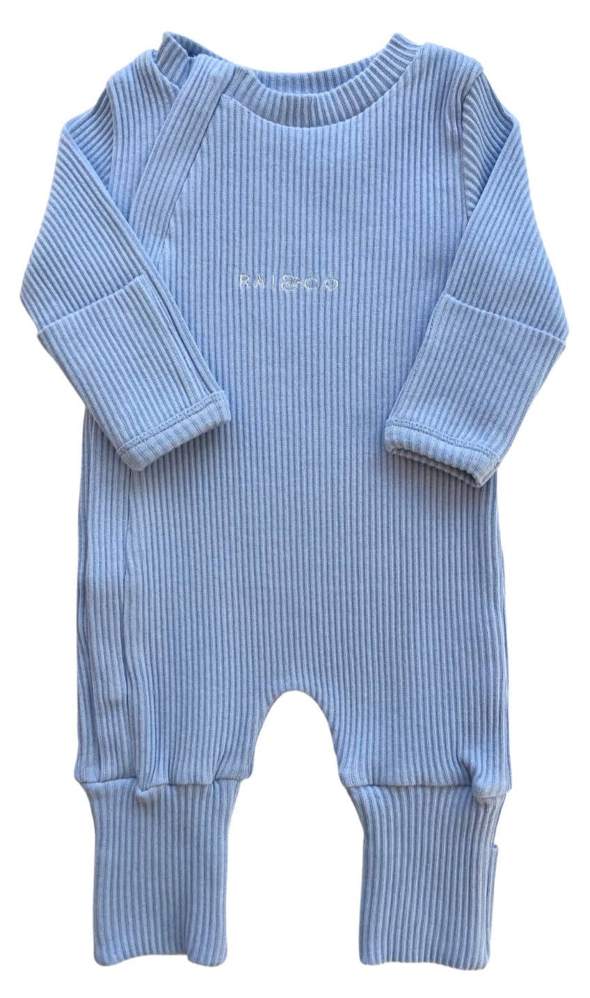 RIBBED ONESIE | ROYAL BLUE