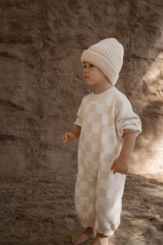 KNITTED LOUNGE SUIT | CREAM