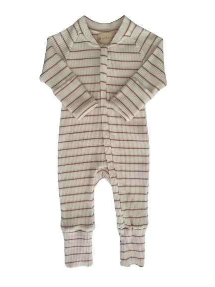 STRIPED JUMPSUIT | PINK